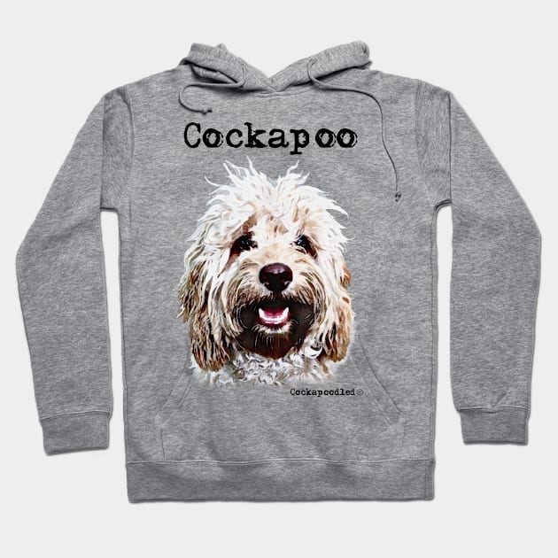 Champagne Blonde Cockapoo / Spoodle and Doodle Dog Hoodie by WoofnDoodle 